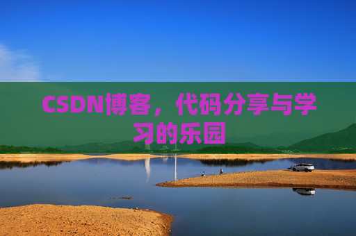 CSDN博客，代码分享与学习的乐园